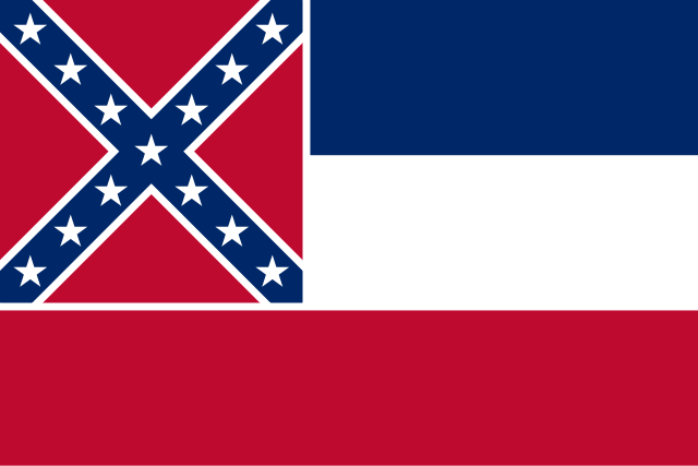 The flag of Mississippi 2001–2020