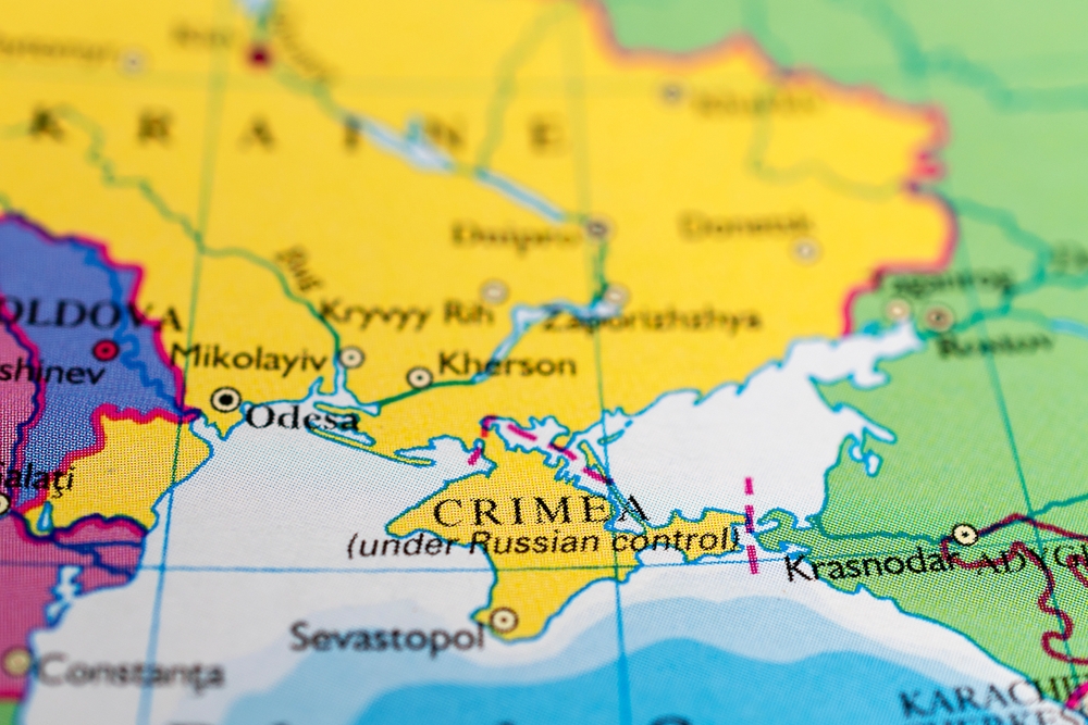 Crimea map Russia Ukraine