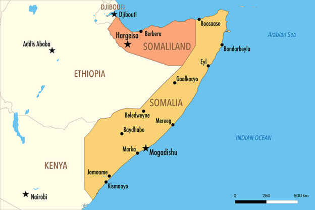 Somaliland map